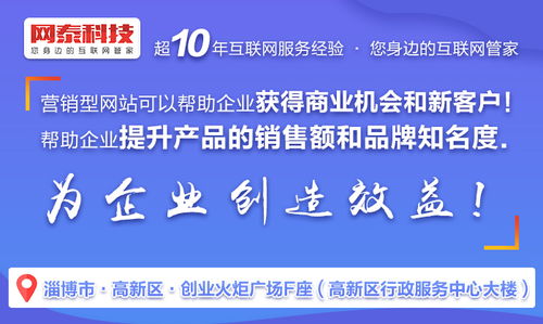 鄒平網站制作價格解析及淄博網泰科技的信息技術服務